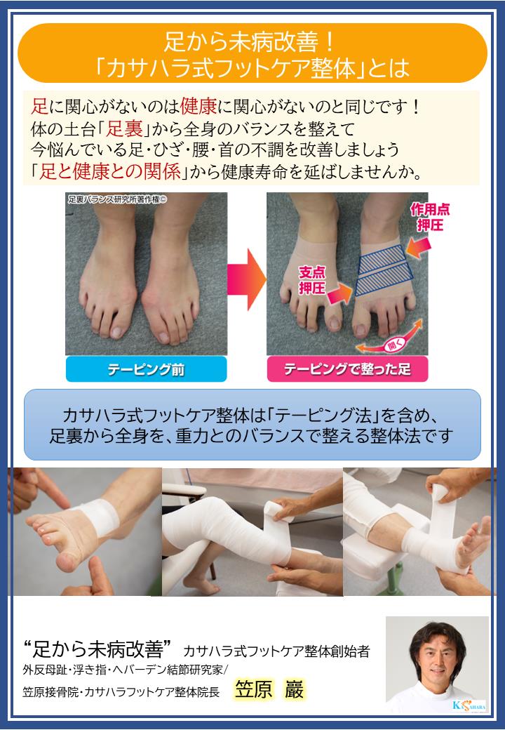 足から未病改善
